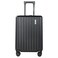 Cosmo Trekker Luggage Hard Trolley, Medium, Black, 65cm