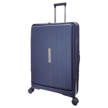 Giordano Titanium Luggage Hard Trolley, Blue, 69cm