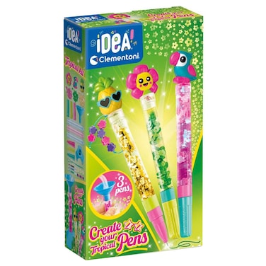 كليمنتوني آيديا مجموعة أقلام تلوين استوائية - متعدد الألوان-