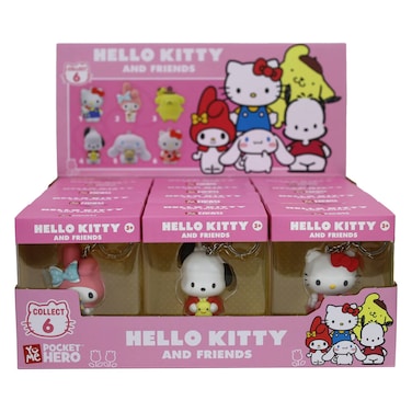 YuMe Hello Series 6 Kitty and Friends Pocket Hero Keychain