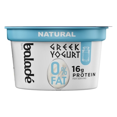 Balade Farms Natural Zero Fat Protein Greek Yogurt, 180g