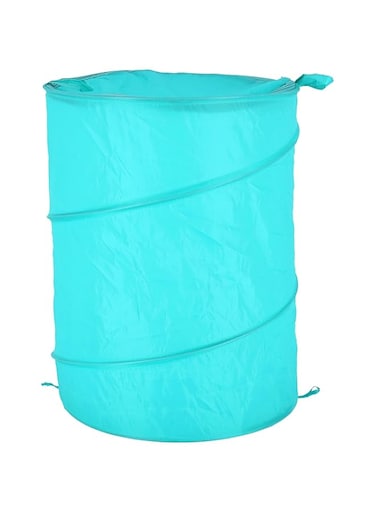 Royalford Rf9955 Pop Up Collapsible Mesh Laundry Hamper With Zip Solid Polyester Bottom Of Laundry Basket, Dorm, Travelling, Multi