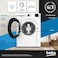 Beko 8 kg Front Load Washing Machine, 1400 RPM, 15 Programmes, Quick wash 14/28 Minutes,10 Years Warranty on ProSmart Inverter Motor,WTV814UNXW(White)