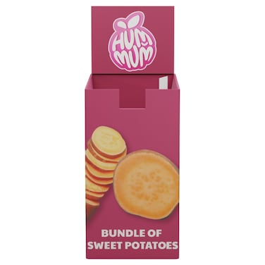 Hum Mum Sweet Potatoes Baby Puree, 6 Months+, 100g Pack of 5