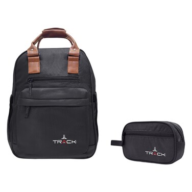 Track Grip Backpack with Travel Pouch