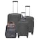 Track Escort Luggage Hard Trolley and Backpack with Travel Pouch Set, 5 PCS