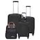 Track Escort Luggage Hard Trolley and Backpack with Travel Pouch Set, 5 PCS