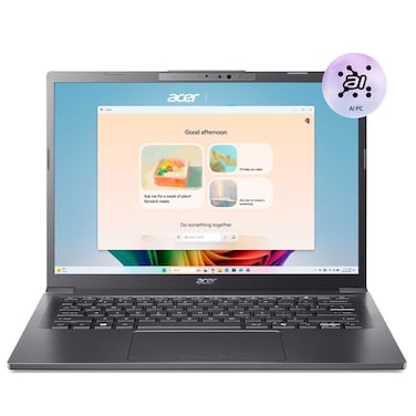 Acer Aspire 14 AI A14-52M Laptop, Intel Core Ultra 7, 16GB RAM, 512GB SSD, 14-Inch WUXGA OLED, Windows 11 Home, Steel Grey, NX.JFVEM.003