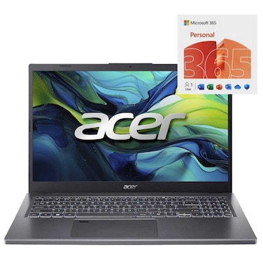 Acer A15-51M Laptop, Intel Core i9-13900H, 16GB RAM, 1TB SSD, 15.6-Inch FHD IPS, Windows 11 Home, Steel Grey, NX.JCJEM.003