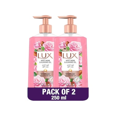 Lux Perfumed Liquid Hand Wash,  Soft Rose, 250ml