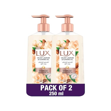 Lux Perfumed Liquid Hand Wash,  Velvet Jasmine,250ml