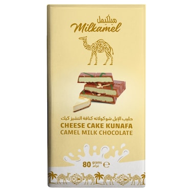 Milkamel Cheesecake Kunafa Camel Milk Chocolate, 80g