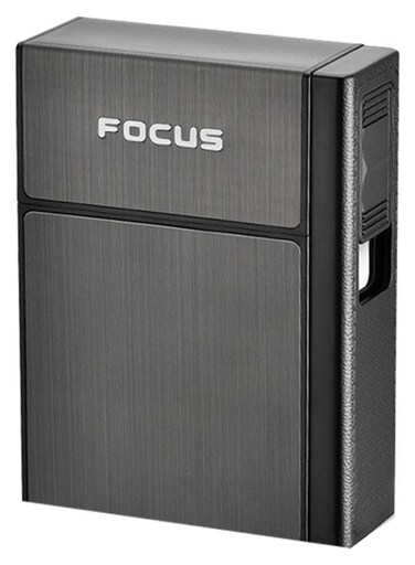 Cigarette Dispenser Storage Box Black