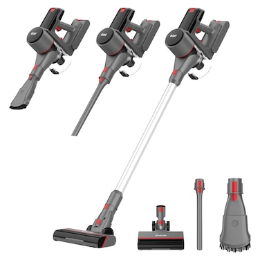 Russell Hobbs Cordless Stick Vacuum Cleaner V05, Grey, 3.8 kg