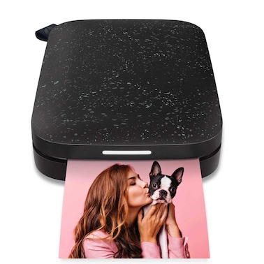 HP Sprocket Instant Smartphone Photo Printer, Black