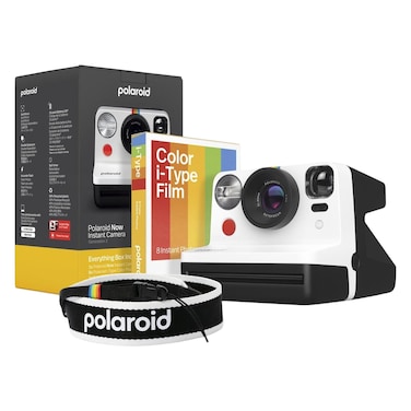 بولارويد ناو الجيل الثاني إي بوكس كاميرا مع 8 أفلام، ين الأبيض والأسود