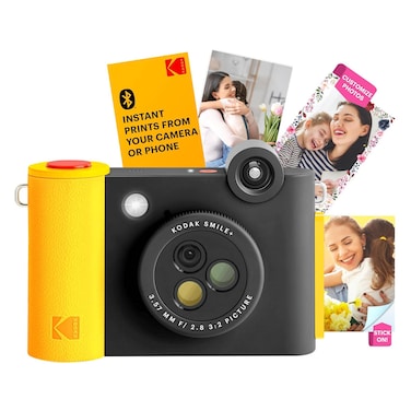 Kodak Smile Plus 2-in-1 Digital Instant Print Camera, Black