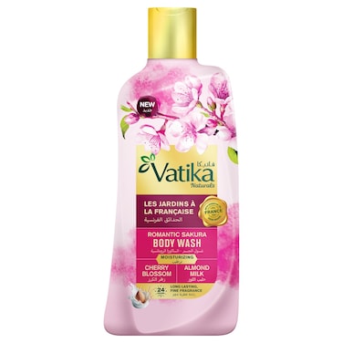 Dabur Vatika Naturals Romantic Sakura Body Wash, 500ml