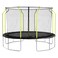 Plum Fun Spring Safe Trampoline with Safety Net, Yellow and Black, 12ft