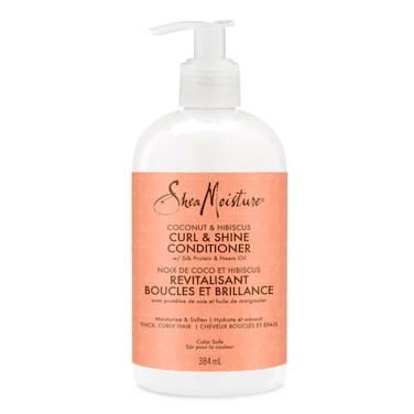 SheaMoisture Coconut &amp; Hibiscus Curl &amp; Shine Conditioner, 384ml