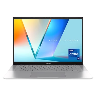 Asus Vivobook S14 Laptop, Intel Core i5-13420H, 16GB RAM, 512GB SSD, Intel UHD Graphics, 14-Inch WUXGA IPS, Windows 11 Home, Cool Silver, S3407VA-LY031W