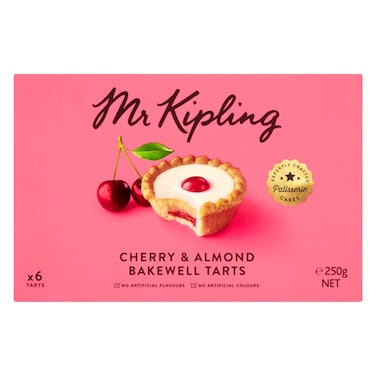 Mr Kipling Cherry and Almond Bakewell Tarts, 250g