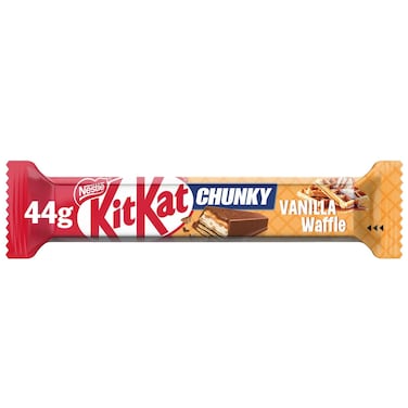 Nestle KitKat Chunky Vanilla Waffle Milk Chocolate Covered Wafer Bars, 44g