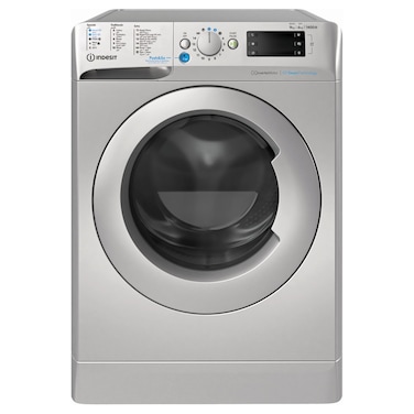 Indesit Fully Automatic Front Load Washer with Dryer BDE-964SSV-GCC, 9/6 kg, SteamTechnology, 1400 rpm, 16 Programs, Silver