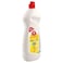 Carrefour Super Degreasing Action Dishwashing Liquid, Lemon, 600ml Pack of 2 with Sponge Scourer
