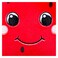 Cuddles Velvet Plush Doll, Watermelon