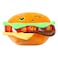 Cuddles Velvet Plush Doll, Burger