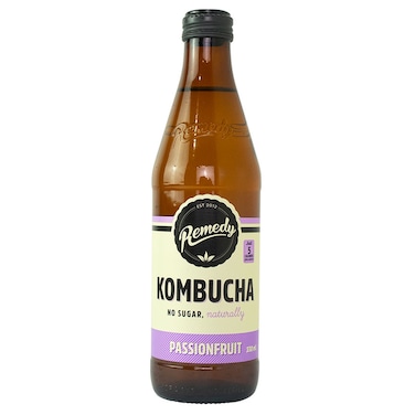 Remedy Passion Fruit Kombucha, 330ml