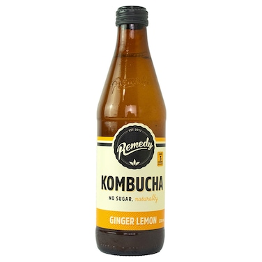 Remedy Ginger and Lemon Kombucha, 330ml