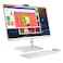 Lenovo IdeaCentre AIO 3 27ALC6 Desktop, AMD Ryzen 7 7730U, 16GB RAM, 1TB SSD, AMD Radeon Graphics, 27-Inch FHD IPS, Windows 11 Home, White, F0FY00QGAX