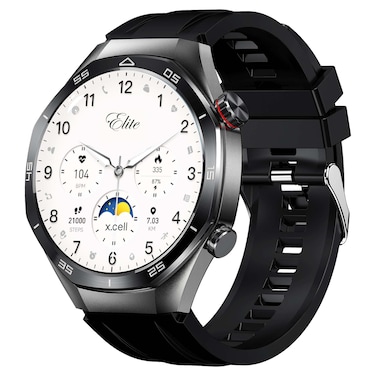 X.Cell Elite-7 Smartwatch, Bluetooth, IP67 Water Resistance, Black