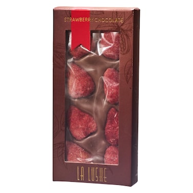 La Lushe Strawberry Chocolate Bar, 100g