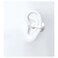 Swiss Military Delta 6 Truly Wireless Bluetooth Clip-On Earbuds, White