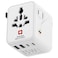 Swiss Military Super Charger GaN III Travel Charger, White, 35 W