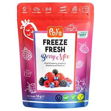 بولز فريز فريش مزيج توت مجفف بالتجميد، 16 غرام