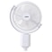 Sanford USB-C Rechargeable Adjustable Stand Fan, White, 4 Speed Control