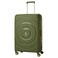 American Tourister Circurity 2 Wheels Spinner Hard Luggage Trolley, Olive Green, 77cm