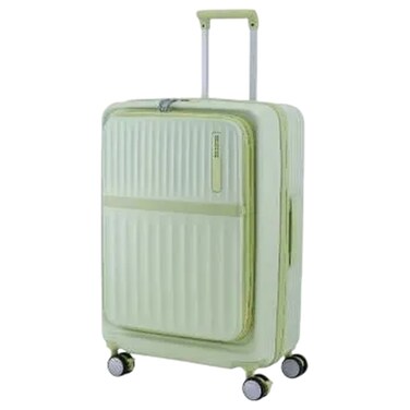 American Tourister Trento + 2 Wheels Spinner Hard Luggage Trolley, Matcha, 76cm