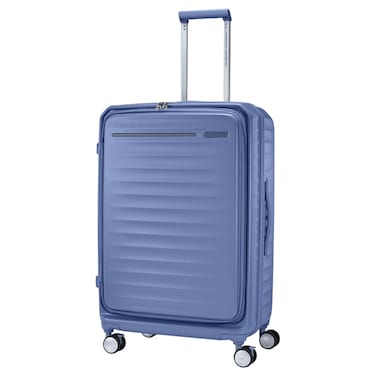 American Tourister Frontec Hard Luggage Trolley, Elemental Blue, 79cm