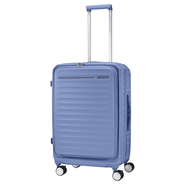 American Tourister Frontec Hard Luggage Trolley, Elemental Blue, 68cm