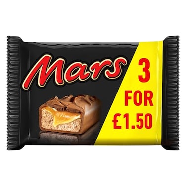 Mars Chocolate Snack Size Bars Multipack, 39.4g Pack of 3