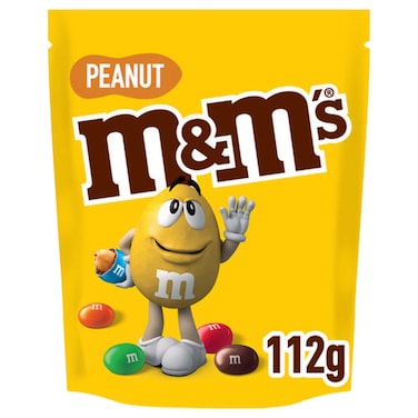 M&amp;M's Peanut Chocolate Candy Pouch, 112g
