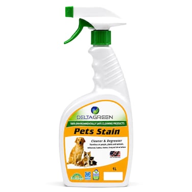 Delta Green Pets Advanced Stain Remover Cleaner and Degreaser, 1L