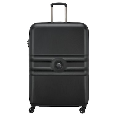 Delsey Paris Flanerie SE 2 Wheel Hard Luggage Trolley, Black, 82cm