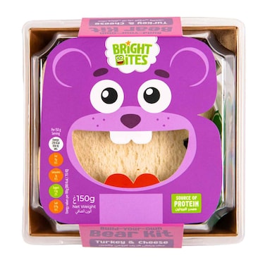 Bright Bites Bear Kit Turkey And Cheese Bread