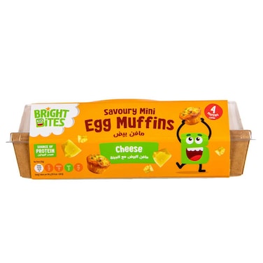 Bright Bites Egg And Cheese Mini Muffin 4 Pieces